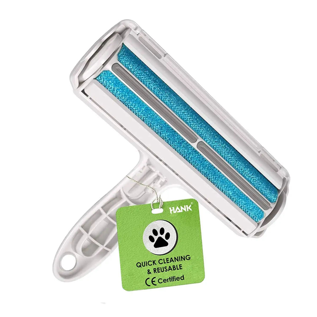Reusable Pet Hair Remover Roller – Silver & Blue