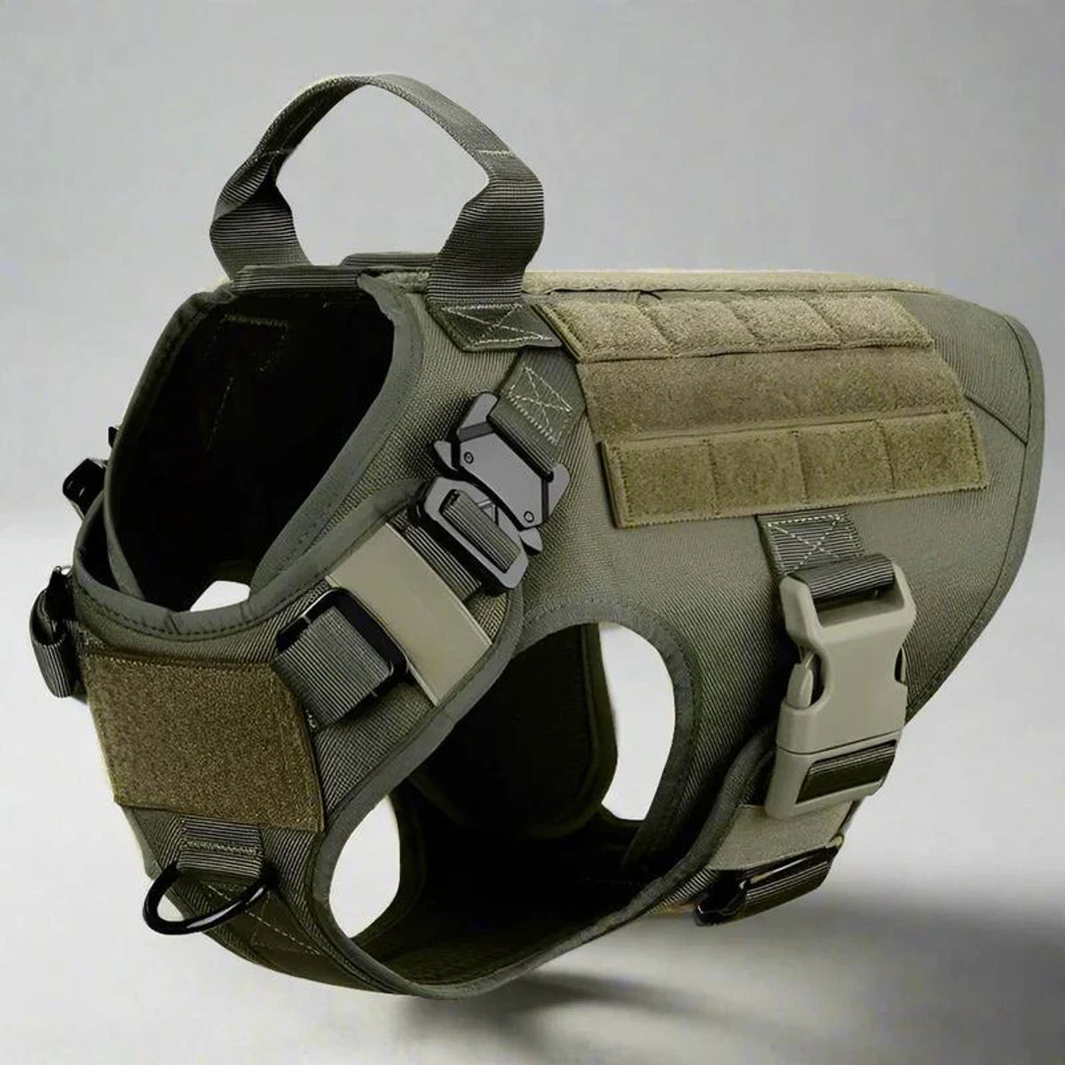Tactical Military-Style Dog Harness – Heavy Duty No-Pull