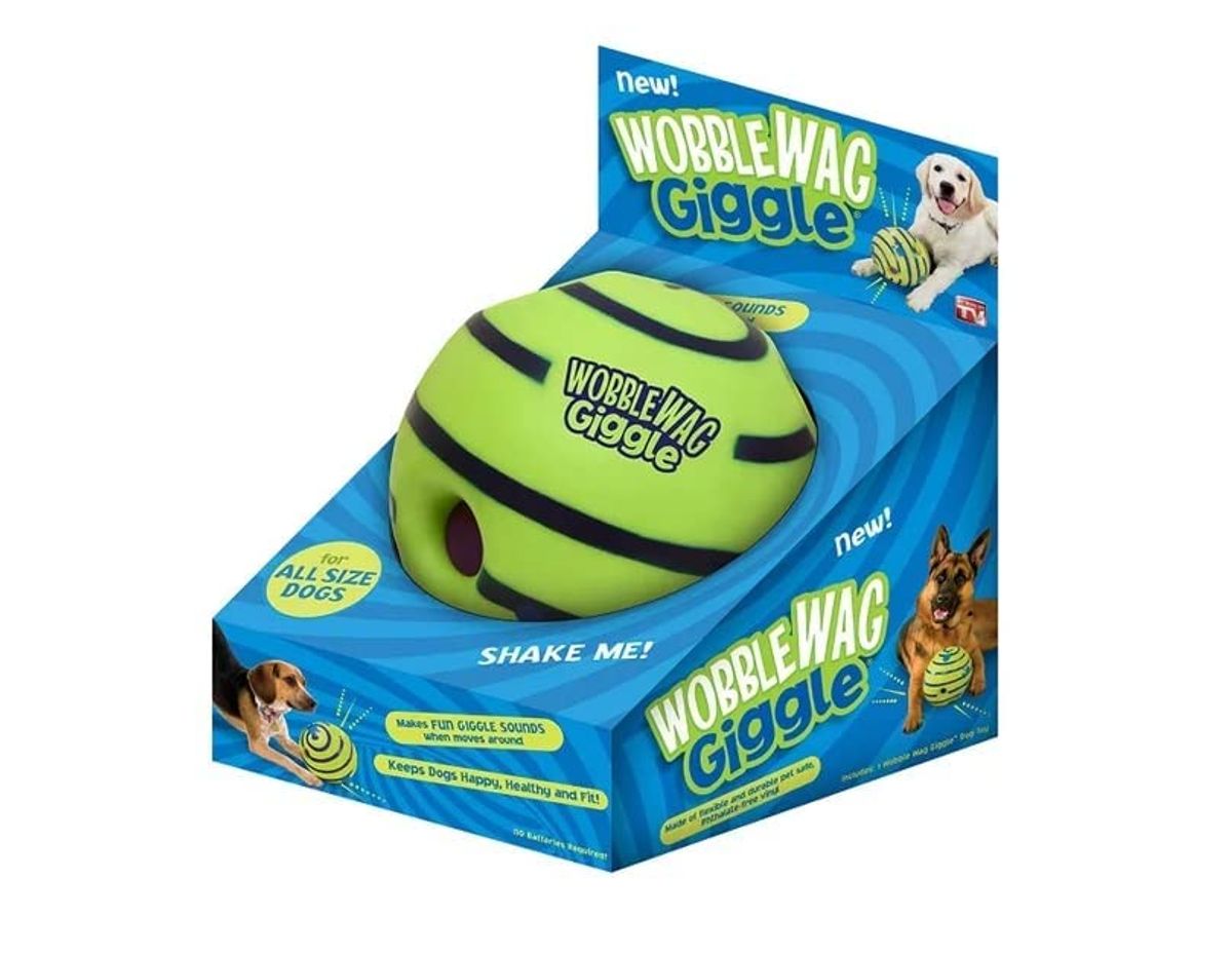 Wobble Wag Giggle Ball – Interactive Sound Toy for Dogs